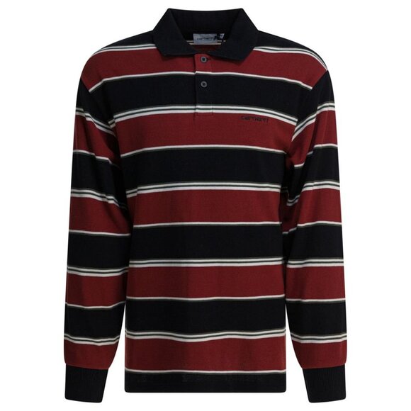 Carhartt Wip L/S Malone Rugby Polo Shirt Tag Size L Men
